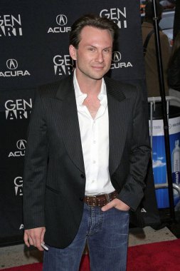 Christian Slater o Gen Art 12 Yıllık Film Festivali Kapanış Gecesi, Clearview Chelsea Batı Sinemaları, New York, Ny, Nisan 17, 2007 de Sessiz Bir Adam Premiere oldu için gelenler. Fotoğraf: Steve Mack / Everett Koleksiyonu
