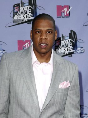 Jay-Z 2007 Mtv Film Ödülleri için gelenler - Gelenler, Gibson Amfitiyatro Universal Studios, Universal City, Ca, Haziran 03, 2007. Fotoğraf: Michael Germana / Everett Koleksiyonu