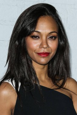 Zoe Saldana Samsung Galaxy S6 ve S6 Edge Launch, Quixote Studios, Los Angeles, CA Nisan 2, 2015 için gelenler. Fotoğraf: Xavier Collin/Everett koleksiyonu