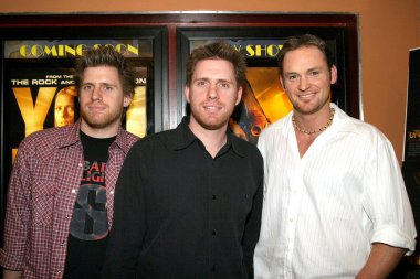 Michael Spierig, Peter Spierig, Rob Jenkins Lions Gate Films Undead Premiere, Şehir Sinemaları Köyü Doğu, New York, Ny, Çarşamba, Haziran 29, 2005 için gelenler. Fotoğraf: Donald Bowers / Everett Koleksiyonu