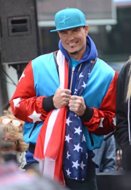 Vanilla Ice I Love The 90's Concert on The Nbc Today Show için sahnede, Rockefeller Plaza, New York, Ny Nisan 29, 2016. Fotoğraf: Derek Storm / Everett Koleksiyonu