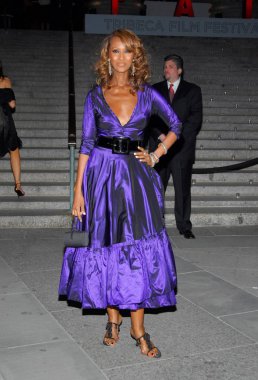 Vanity Fair Tribeca Film Festivali Partisi, Devlet Yüksek Adliye, New York, Ny, Nisan 26, 2006 için gelenler Iman. Fotoğraf: Gregorio Binuya /Everett Collection