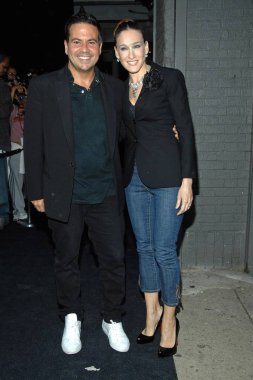 Narciso Rodriguez, Sarah Jessica Parker Sarah Jessica Parker ve Steve ve Barry ' 's Casual giyim perakendeci tarafından ısırılmış giyim hattı fırlatma partisi için gelen, Studios sürücü, N EW York, NY, Mayıs 23, 2007. Fotoğraf: George Taylor/Everett collectio