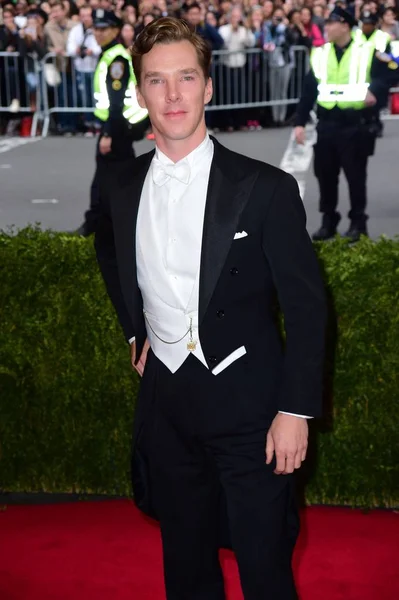 Benedict Cumberbatch Arrivals Charles James Fashion Opening Night Metropolitan Museum — Stockfoto