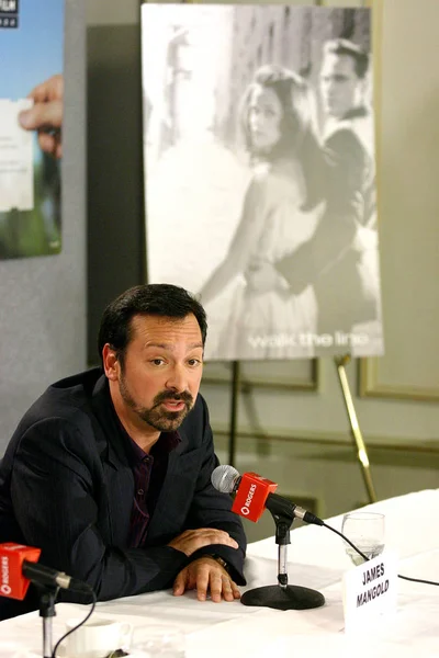 James Mangold Conferência Imprensa Para Walk Line Premiere Toronto Film — Fotografia de Stock