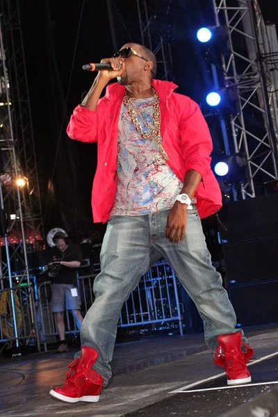 Kanye West Plats För Årliga Hot Summer Jam 2007 Konsert — Stockfoto