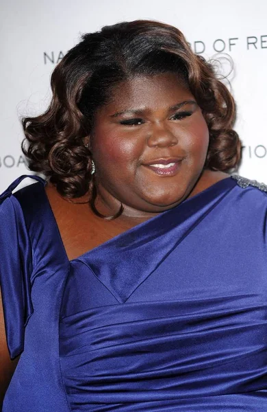 Gabourey Sidibe Arrivals National Board Review Motion Pictures 2010 Gala — Stock Photo, Image