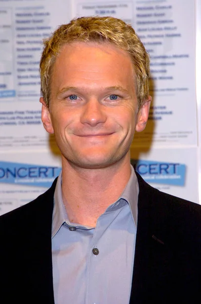 Neil Patrick Harris Arrivals Inconcert Benefit Project Angel Food Howard — Stock Photo, Image