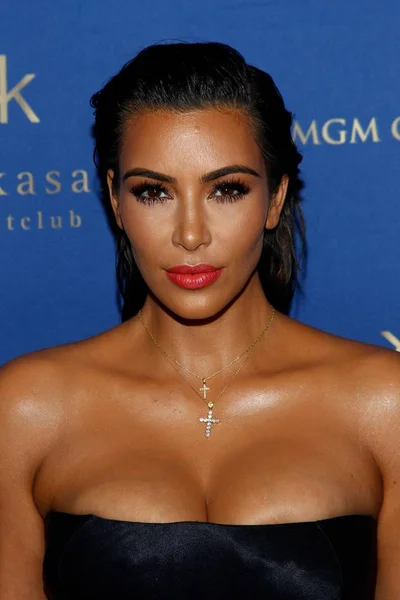 Kim Kardashian Las Llegadas Kim Kardashian West Hakkasan Las Vegas — Foto de Stock