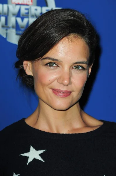 Katie Holmes Arrivals Marvel Universe Live Barclays Center Brooklyn August — стоковое фото