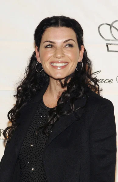 Julianna Margulies Beérkezések Princess Grace Alapítvány Prince Rainier Iii Díj — Stock Fotó