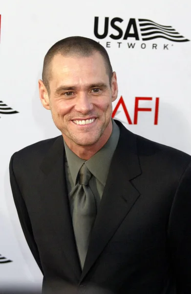 Actor Jim Carrey Llega Meryl Streep Afi Lifetime Achievement Award — Foto de Stock