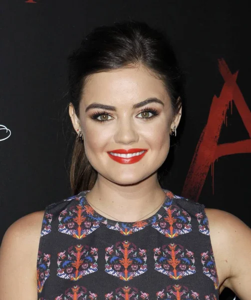Lucy Hale Arrivals Pretty Little Liars 100Th Episode Celebration Hollywood — Stock Photo, Image