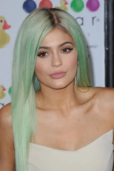 Kylie Jenner Store Megjelenése Grand Megnyitása Sugar Factory American Brasserie — Stock Fotó