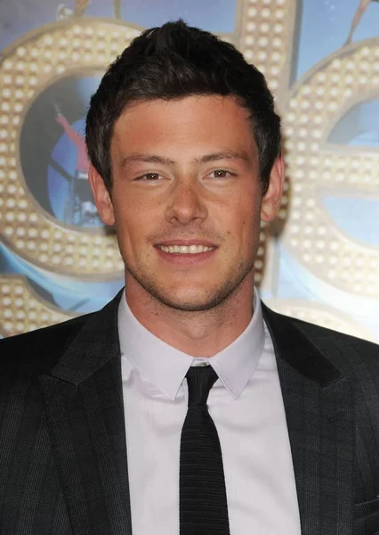 Cory Monteith Chegadas Para Glee Concert Movie Premiere Regency Village — Fotografia de Stock