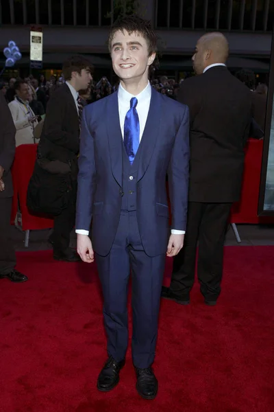 Daniel Radcliffe Agli Arrivi Harry Potter Goblet Fire Premiere Ziegfeld — Foto Stock