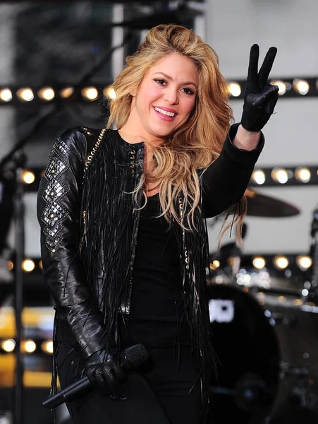 Шакира Сцене Nbc Today Show Concert Shakira Rockefeller Plaza New — стоковое фото