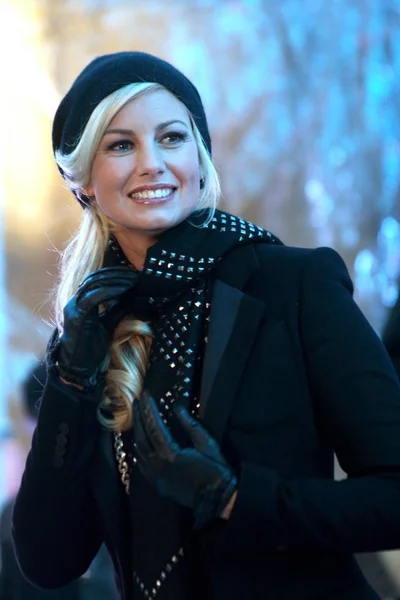 Faith Hill Het Podium Voor Nbc Today Show Concert Met — Stockfoto