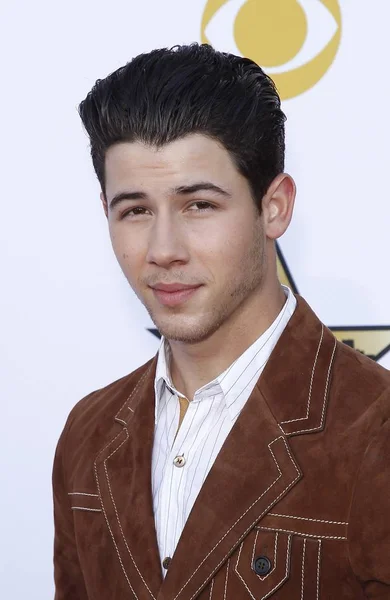 Nick Jonas Arrivals 50Th Academy Country Music Acm Awards 2015 — Stock Photo, Image