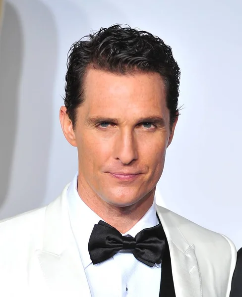 Matthew Mcconaughey Ruang Pers Untuk Academy Awards Tahunan Press Room — Stok Foto