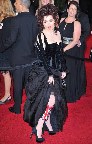 Helena Bonham Carter Vistiendo Vestido Colleen Atwood Las Llegadas Para — Foto de Stock