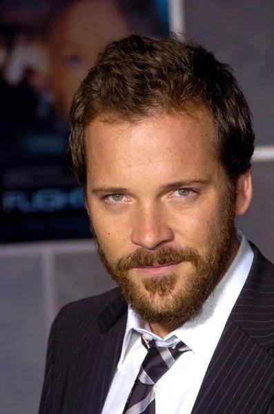 Peter Sarsgaard Érkezési Flightplan Premiere Capitan Színház Los Angeles Hétfő — Stock Fotó