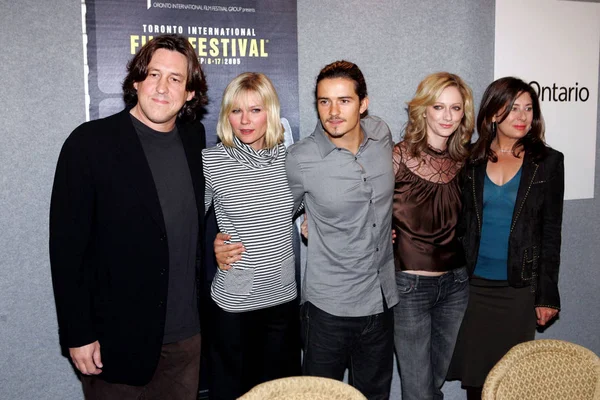 Cameron Crowe Kirsten Dunst Orlando Bloom Judy Greer Paula Wagner — Foto Stock