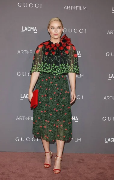 Lindsey Vonn Portant Gucci Aux Arrivées Pour Lacma Art Film — Photo