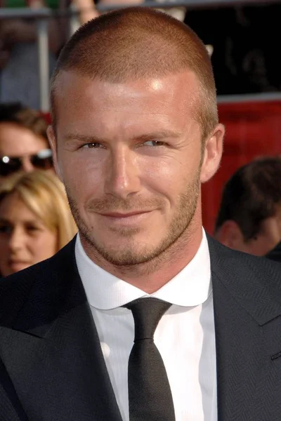 David Beckham Arrivals Arrivals 2008 Espy Awards Nokia Theatre Live — Stok Foto