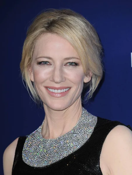 Cate Blanchett Con Collar Tiffany Las Llegadas Para Los Premios — Foto de Stock