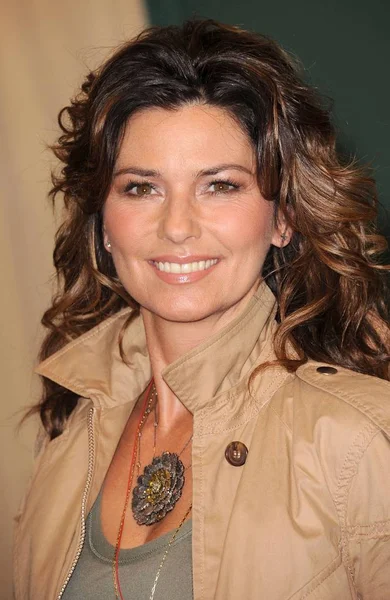 Shania Twain Store Appearance Shania Twain Book Signing Moment Barnes — Stock Photo, Image