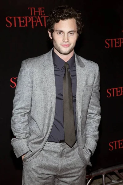 Penn Badgley Érkezések Stepfather New York Premierje School Visual Arts — Stock Fotó