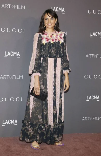 Mia Maestro (Gucci giyiyor) 2017 Lacma Art + Film Gala, Los Angeles County Museum of Art, Los Angeles, Ca Kasım 4, 2017 için gelenler. Fotoğraf: Elizabeth Goodenough / Everett Koleksiyonu