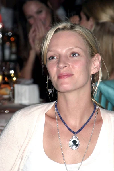 Uma Thurman Little Flower Children Family Services Benefit Metropolitan Club — Photo