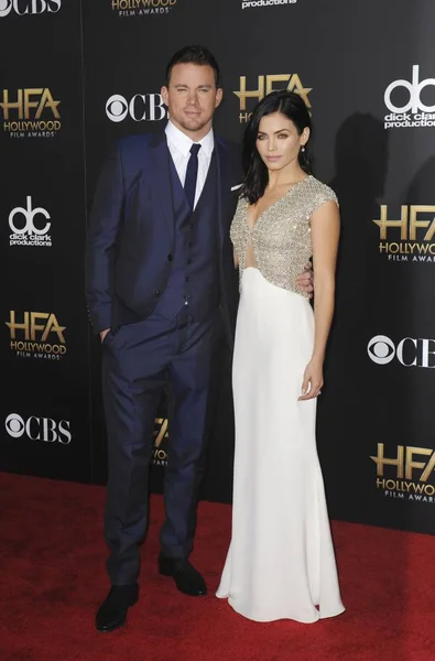 Jenna Dewan Tatum Channing Tatum Arrivals 2014 Hollywood Film Awards — Stock Photo, Image