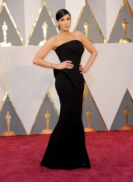 Sarah Silverman Las Llegadas Los 88Th Academy Awards Oscars 2016 — Foto de Stock