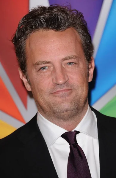 Matthew Perry Ved Ankomster Til Nbc Network Upfronts Præsentation 2012 Royaltyfrie stock-fotos