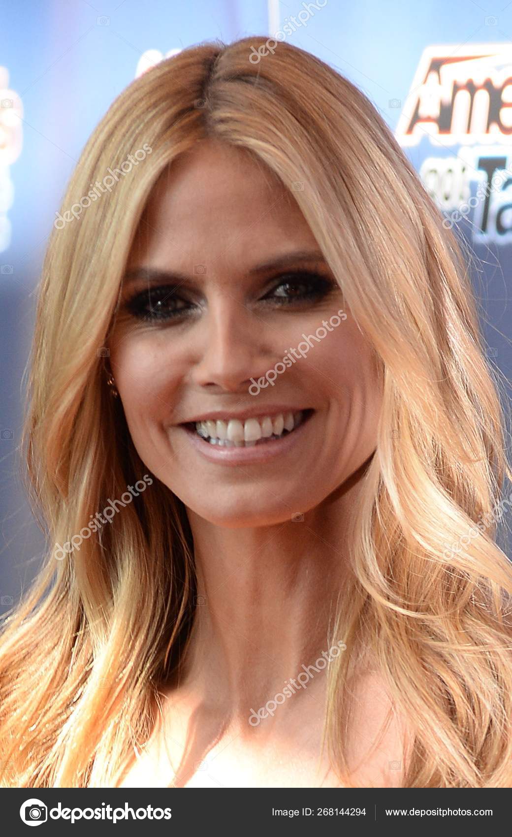 Heidi Klum Arrivals America Got Talent Season Red Carpet Event.