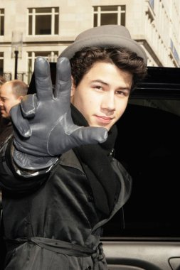 Nick Jonas out and about for Jonas Brothers Sighting in New York, Upper West Side, New York City, NY 2/13/2009. Photo By: Ari Jankelowitz/Everett Collection/Everett Collection