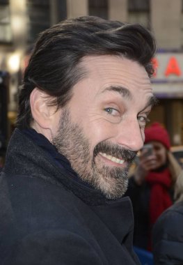 Jon Hamm, özel Hatıra Mad Men Park Bench, zaman & yaşam binası, New York, NY Mart 23, 2015 için basın toplantısında. Fotoğraf: Derek Storm/Everett Collection