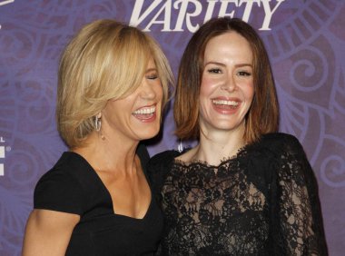 Felicity Huffman, Sarah Paulson Variety ve Women in Film Emmy Nominee Celebration Powered by Samsung Galaxy, Gracias Madre in West Hollywood, Los Angeles, Ca August 23, 2014. Fotoğraf: Emiley Schweich /Everett Collection