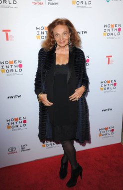 Diane von Furstenberg için katılım 7 yıllık kadınlar dünya zirvesi açılış gecesi, David H. Koch Theater Lincoln Center, New York, NY Nisan 6, 2016. Fotoğraf: Kristin Callahan/Everett Collection