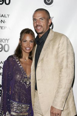 Joumana Kidd ve Jason Kidd gelen gelen tuz-N-Pepa VH1 hip hop onur sonrası parti, Taj, New York, NY, Eylül 22, 2005. Fotoğraf: mat Szwajkos/Everett Collection