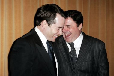 Matthew Broderick ve Nathan Lane sonra parti Odd çift açılış gecesi için, The Marriott Marquis otel, New York, NY, Ekim 27, 2005. Fotoğraf: mat Szwajkos/Everett Collection