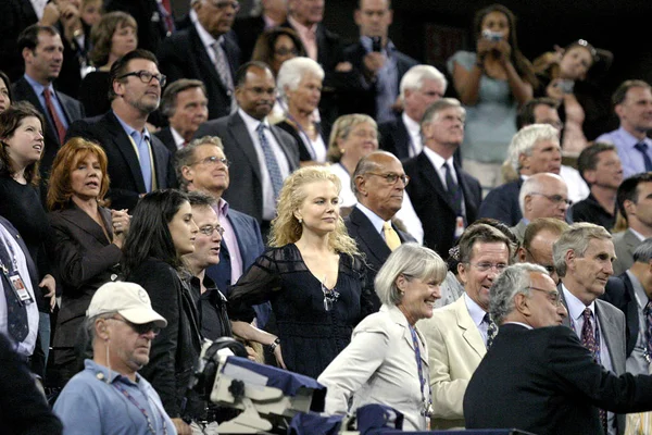 Nicole Kidman Wewnątrz Open Tenis Tournament Arthur Ashe Stadium Flushing — Zdjęcie stockowe