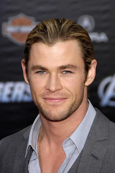 Chris Hemsworth Bij Aankomsten Voor Avengers Premiere Capitan Theatre Los — Stockfoto