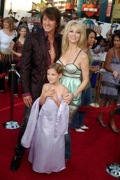 Richie Sambora Heather Locklear Chegadas Para Perfect Man Premiere Universal — Fotografia de Stock