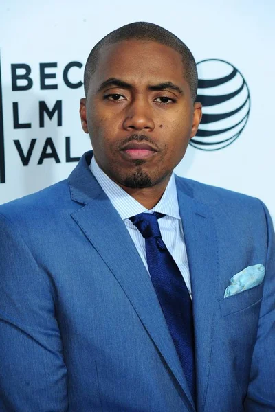 Nas Aux Arrivées Pour Tribeca Film Festival 2014 Time Illmatic — Photo