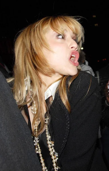 Brittany Murphyová Která Chystá Mon Candids Mercedes Benz Módní Týden — Stock fotografie