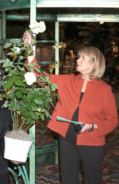 Martha Stewart Store Utseende För Macy Årliga Flower Show Ribbon — Stockfoto